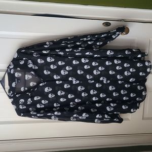 Skull blouse